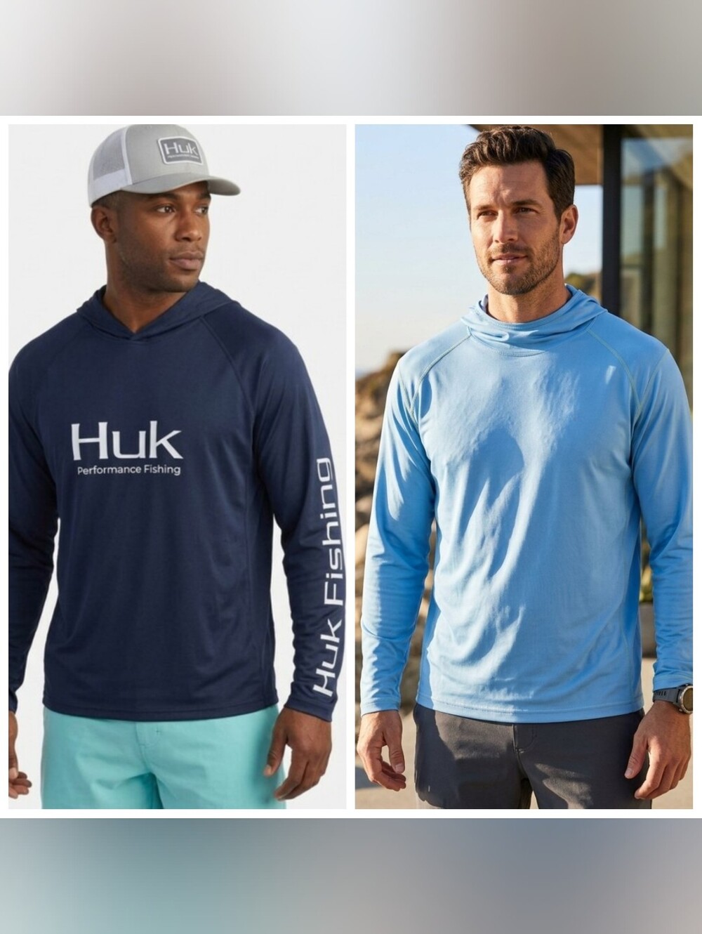 2 UV protection shirts for men XL